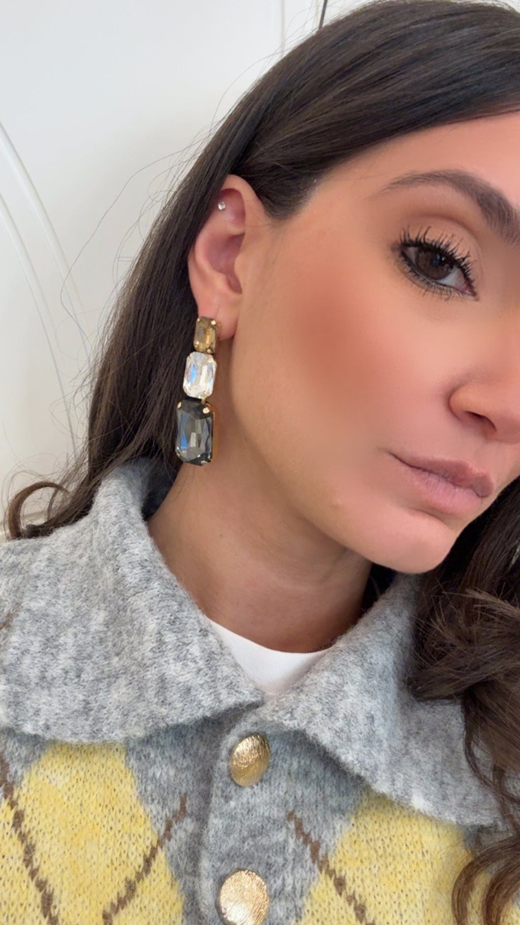 Orecchini Lia con pietre di Nali