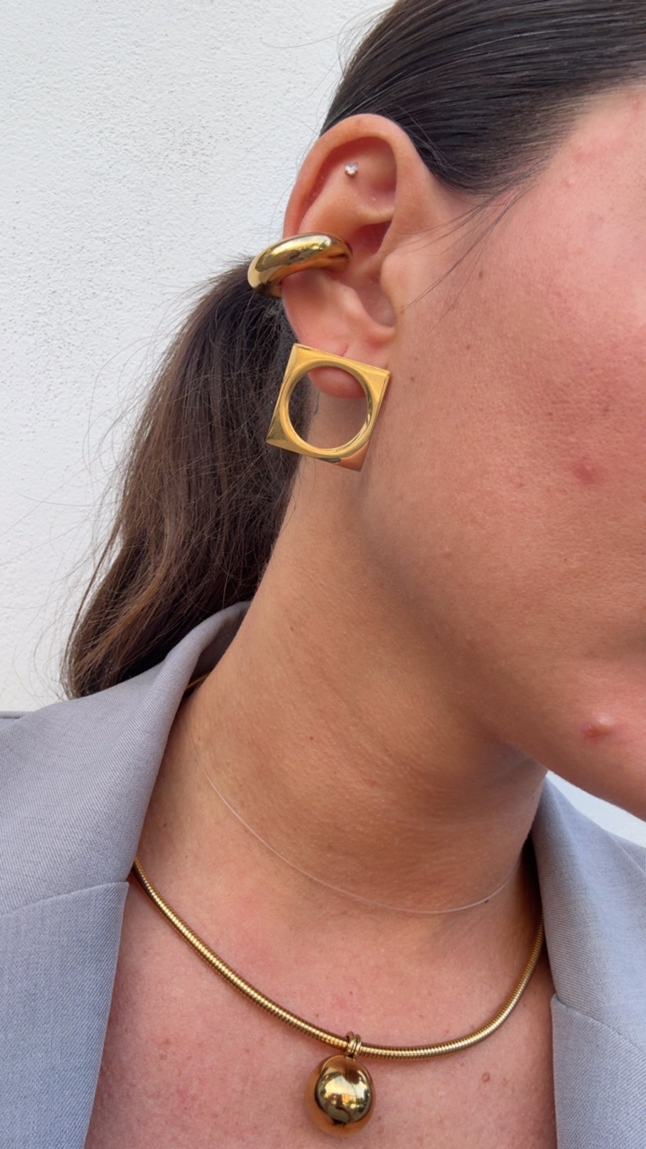 Orecchino Quadrato di Nali