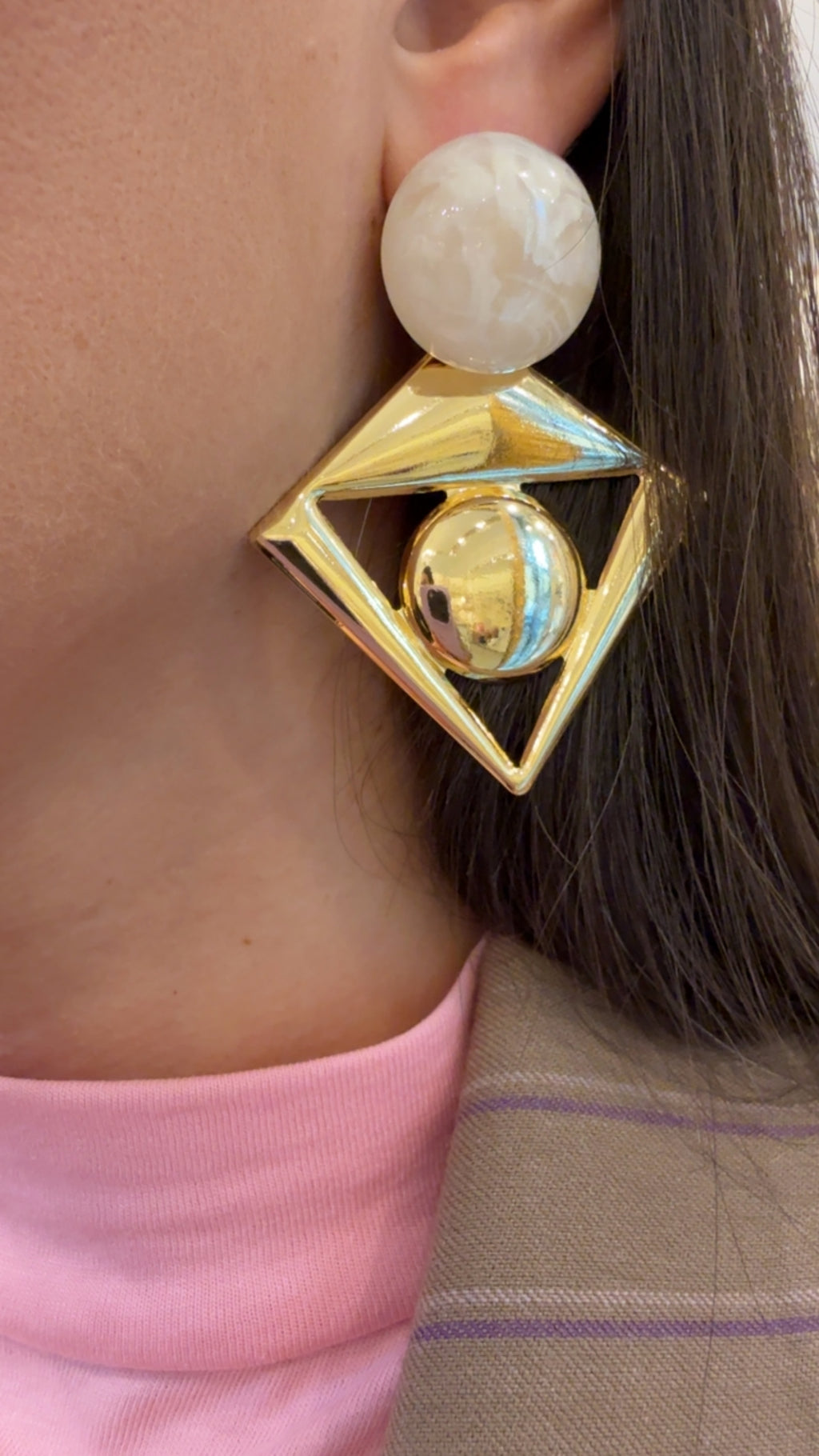 Orecchini Egitto in resina di Nali