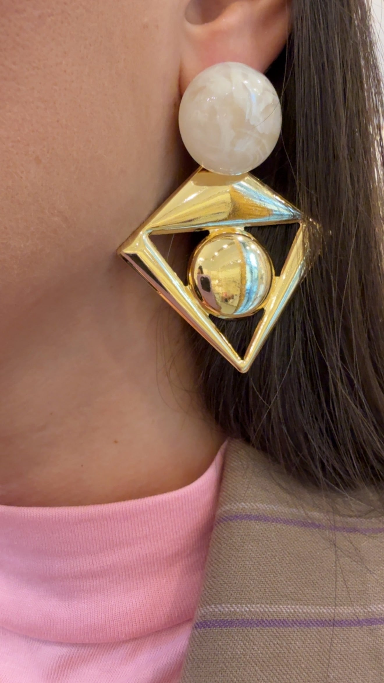 Orecchini Egitto in resina di Nali