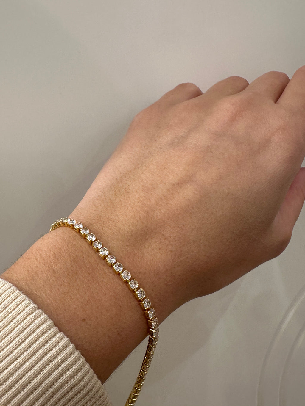 Tennis monofilo strass