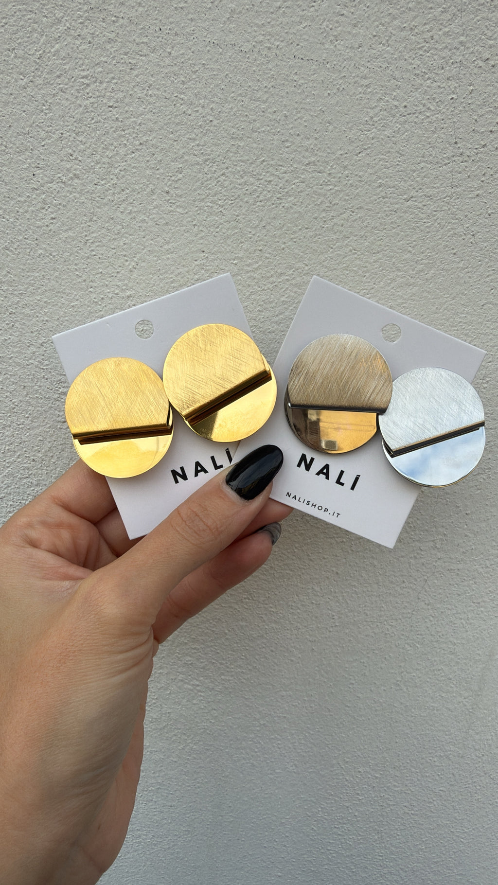 Orecchino toppa con piega Nali