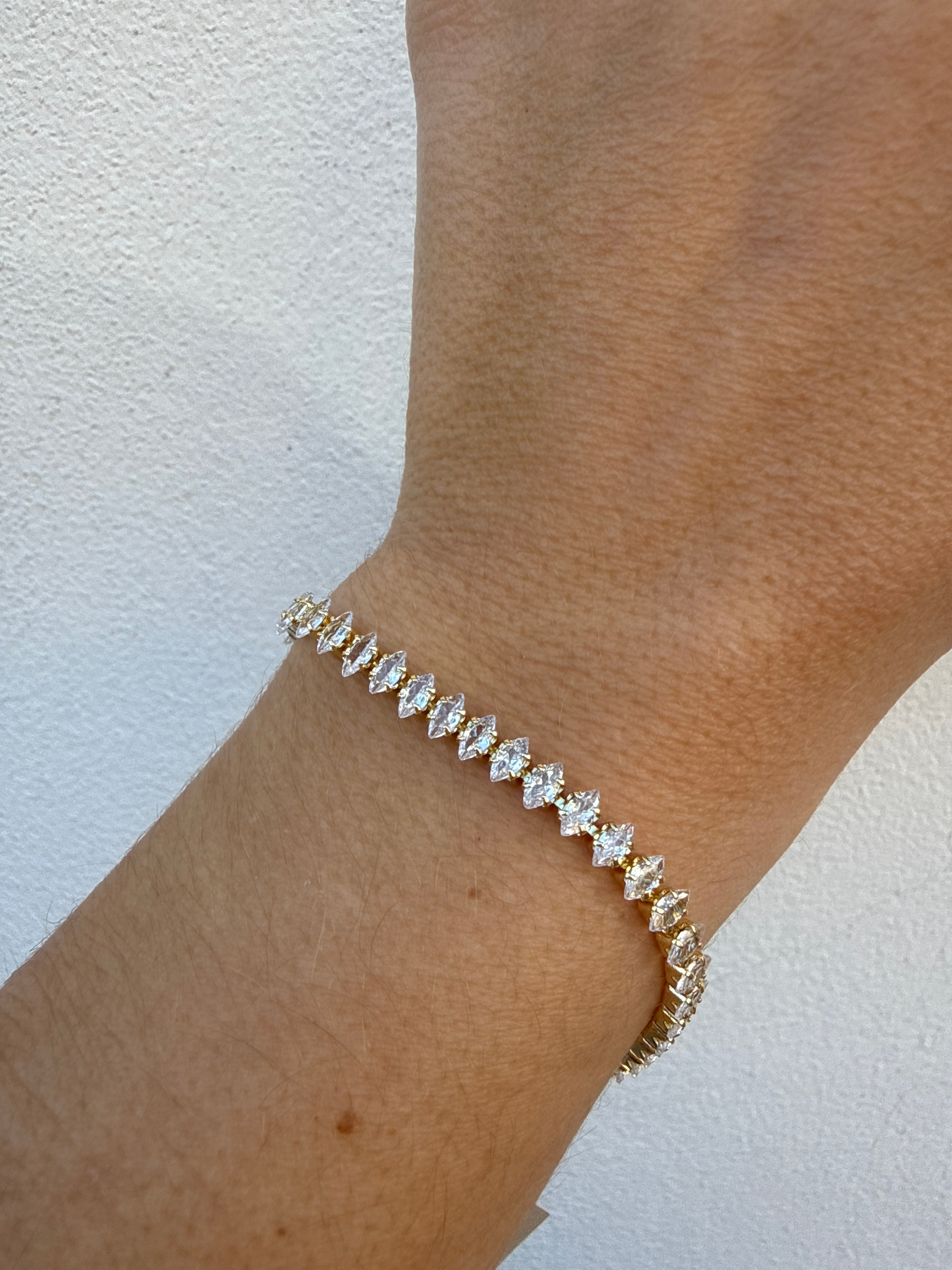 Tennis baguette zirconi Sodini