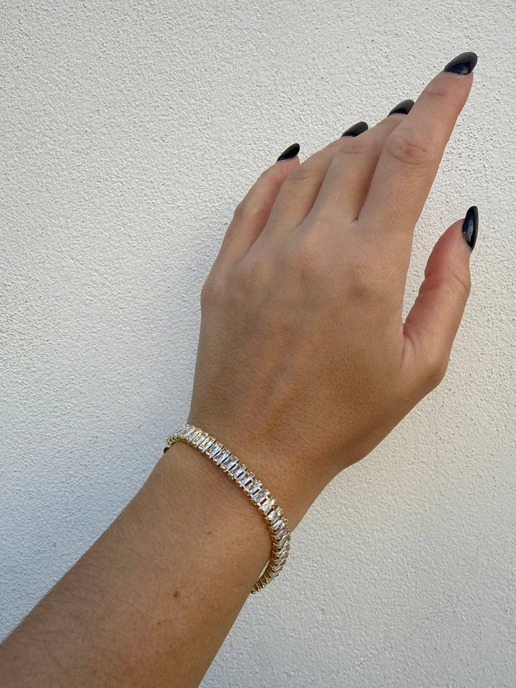 Bracciale zirconi baguette Sodini