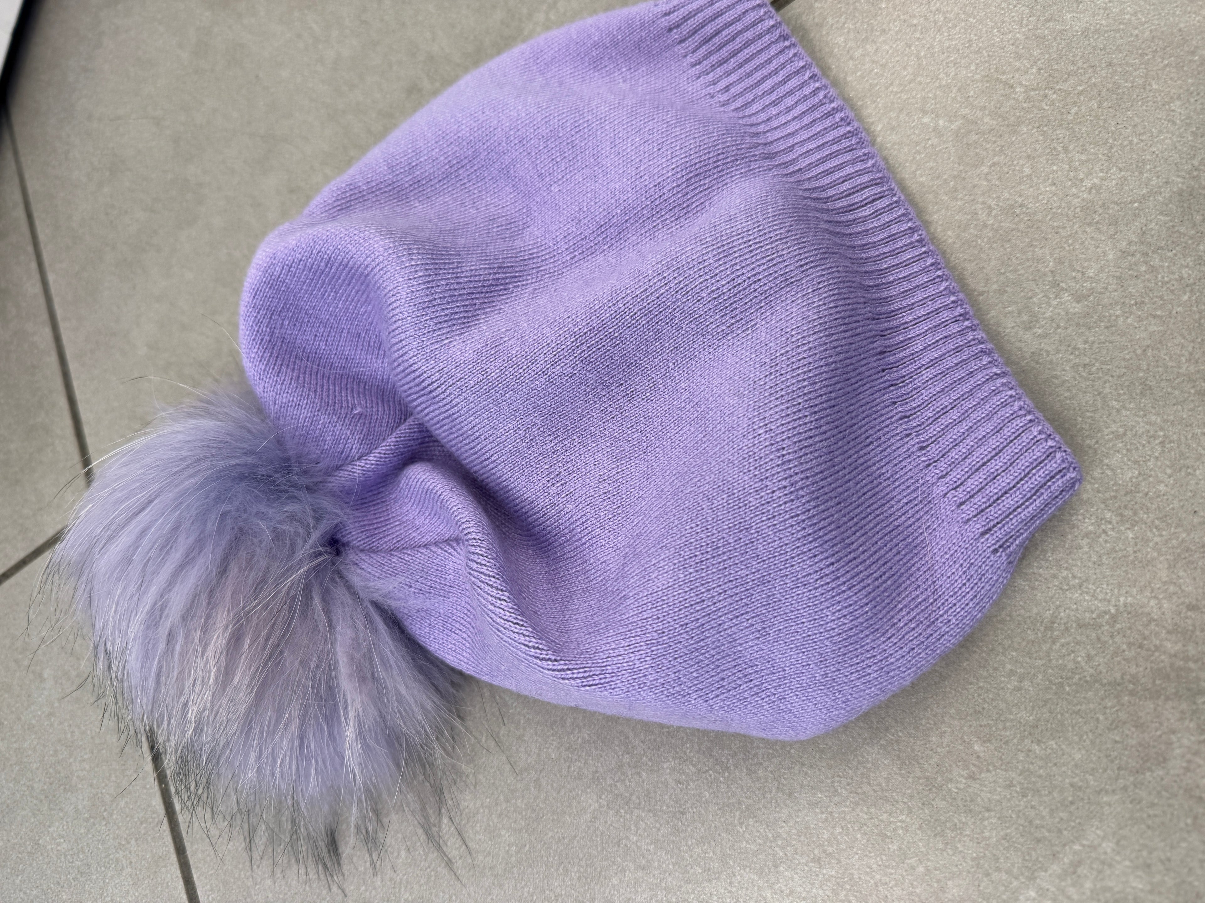 Cappello PonPon con pelliccia