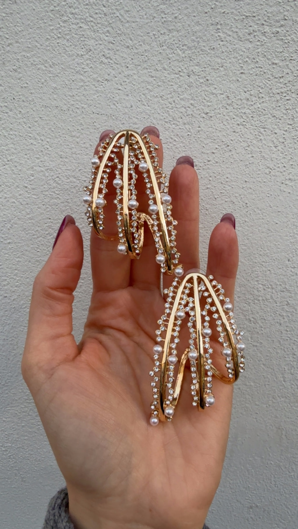 Orecchini Anya gold/silver di Nali