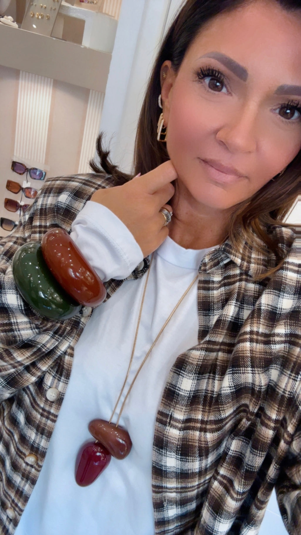 Bracciale bombato resina Nali