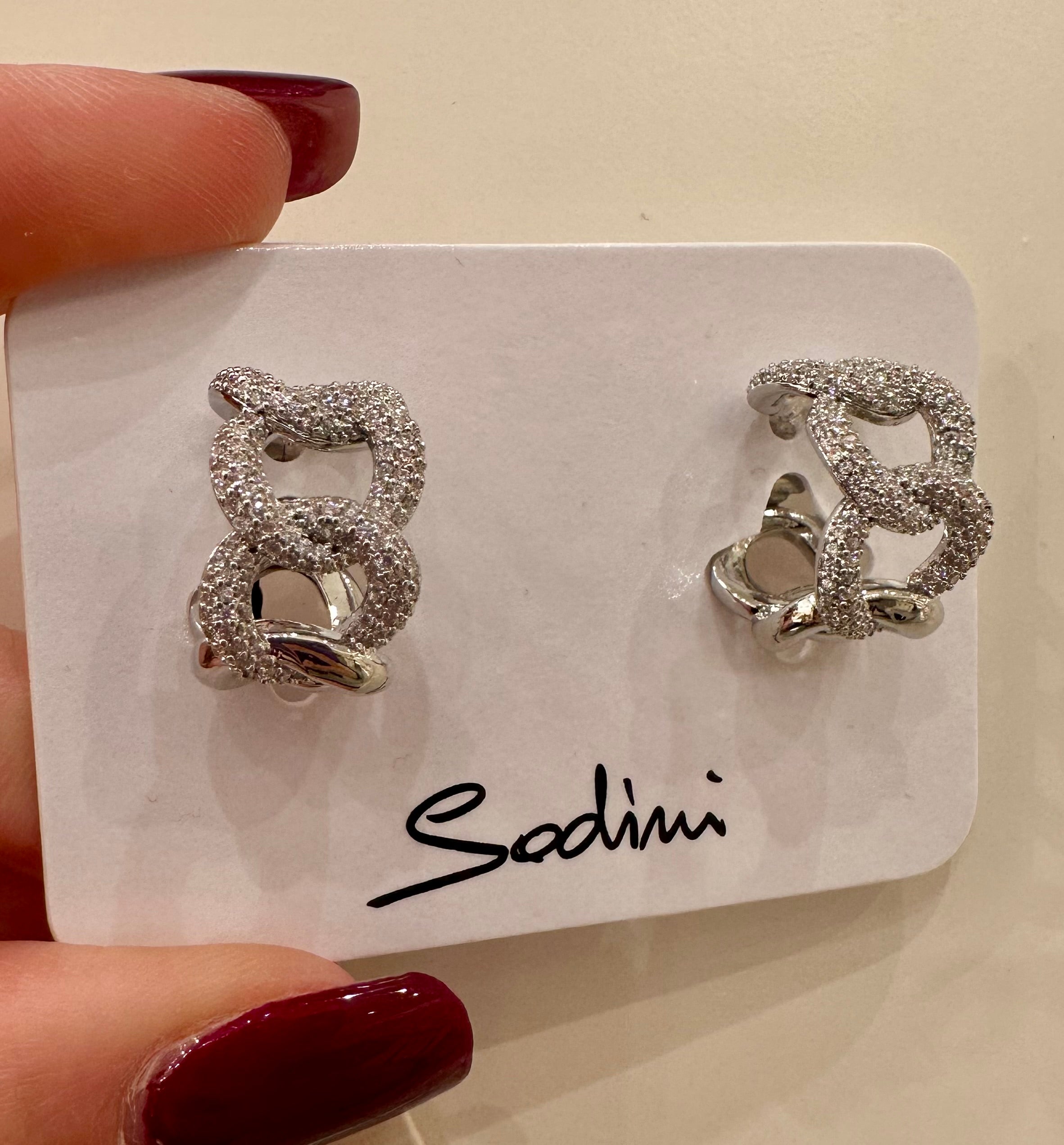 Cerchietto Treccia Strass di Sodini