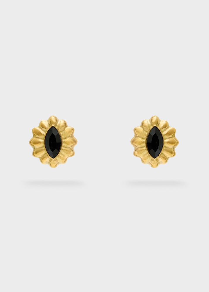 Orecchini Fiore nero di Nali