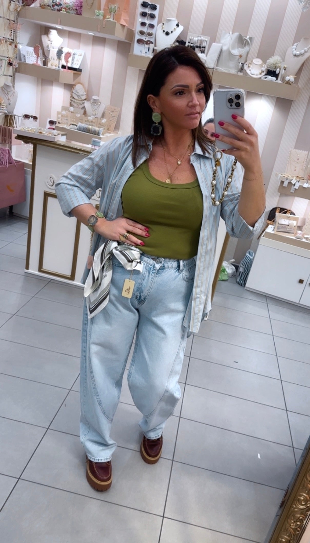 Denim Ballon By Lumina