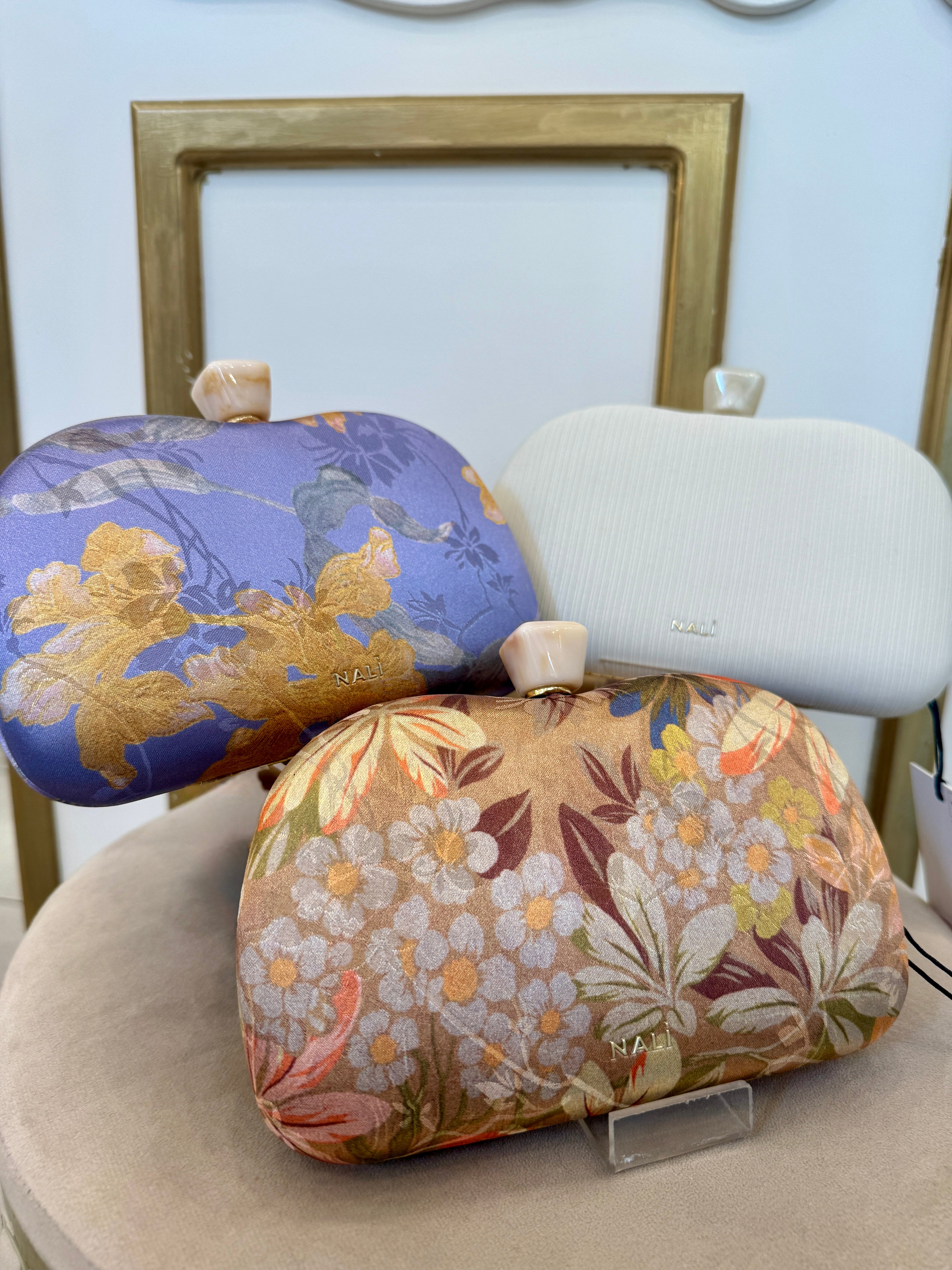 Clutch Sofia in raso di Nali