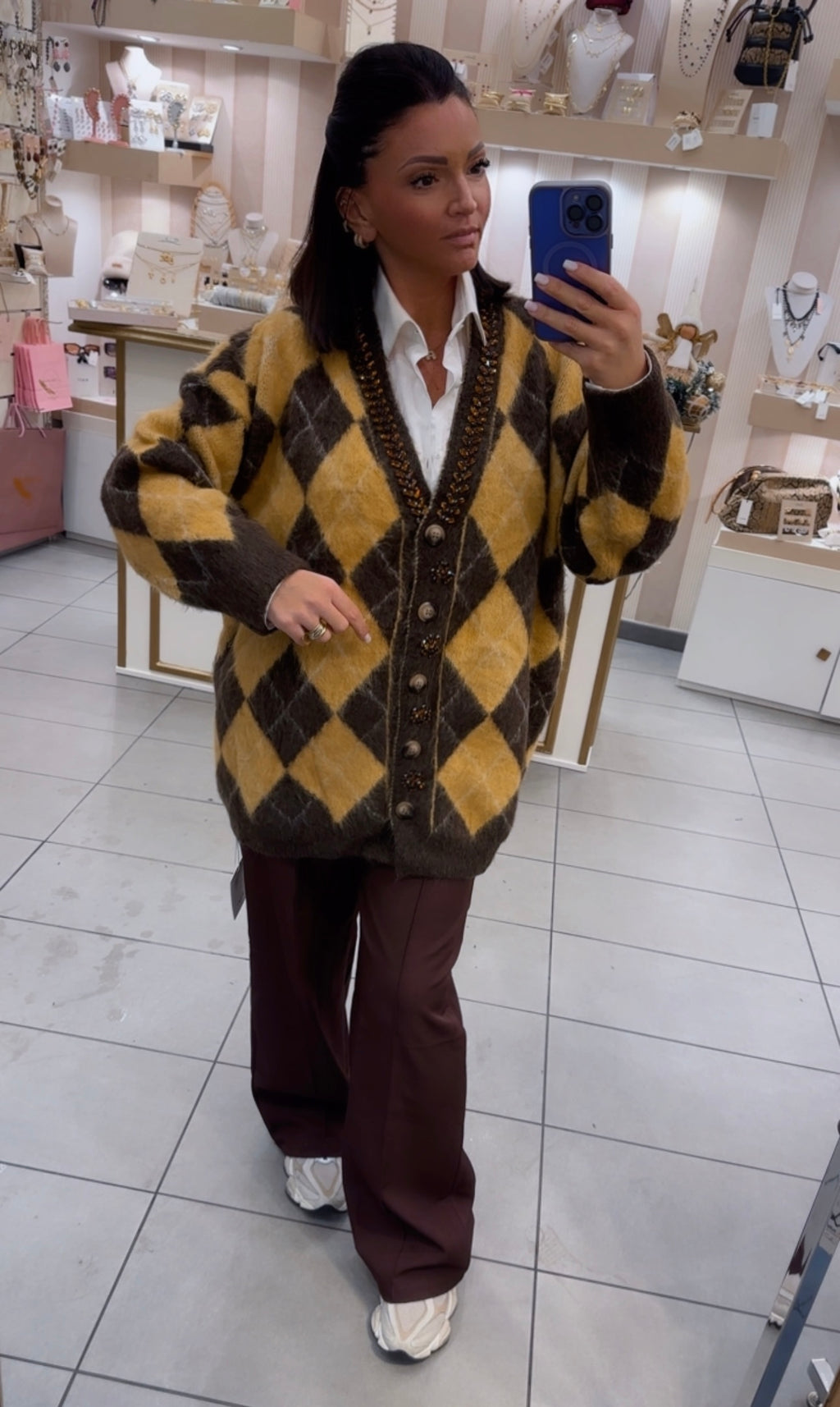 Cardigan Over Brillantini