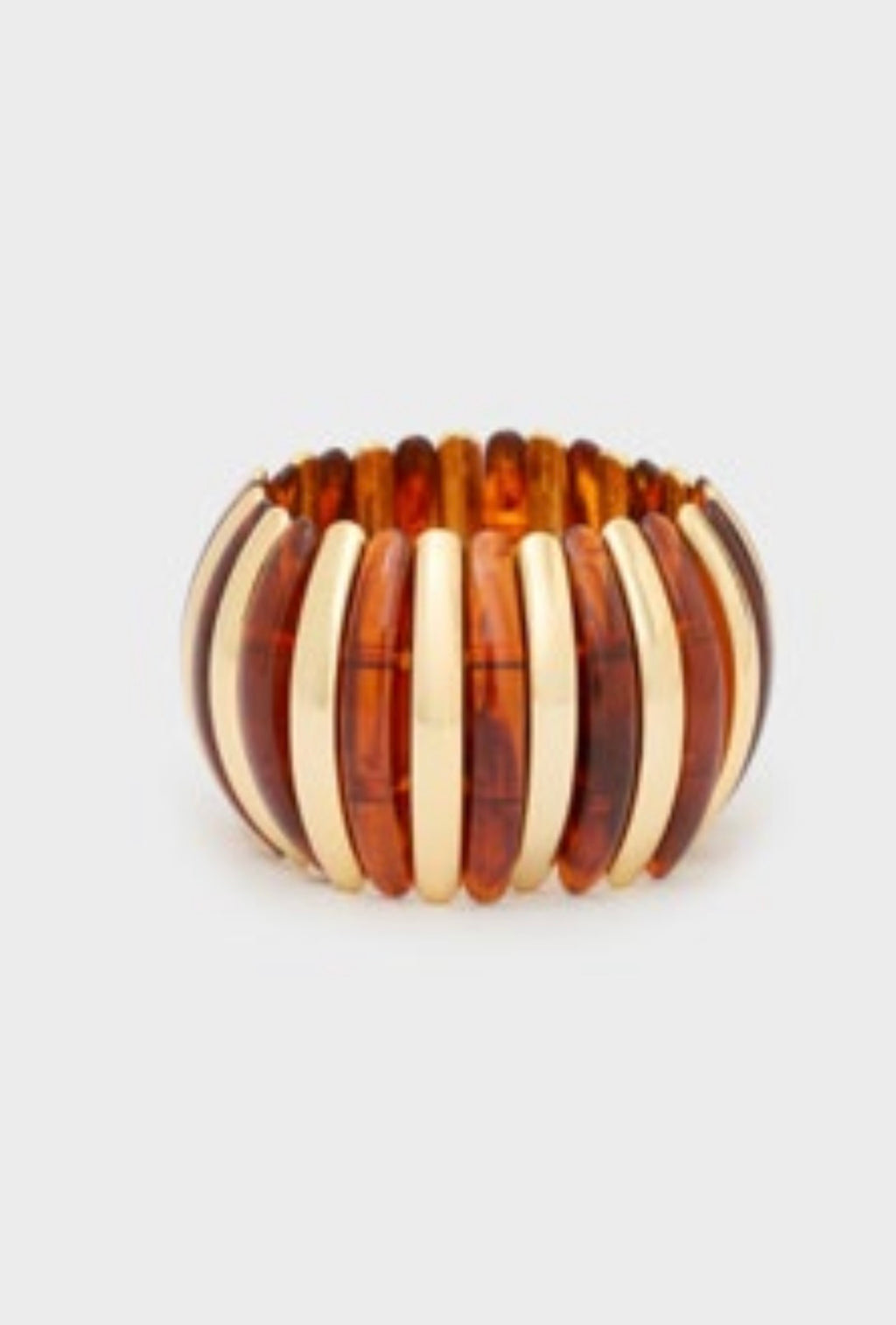 Bracciale Big elastico marrone/bianco di Nali