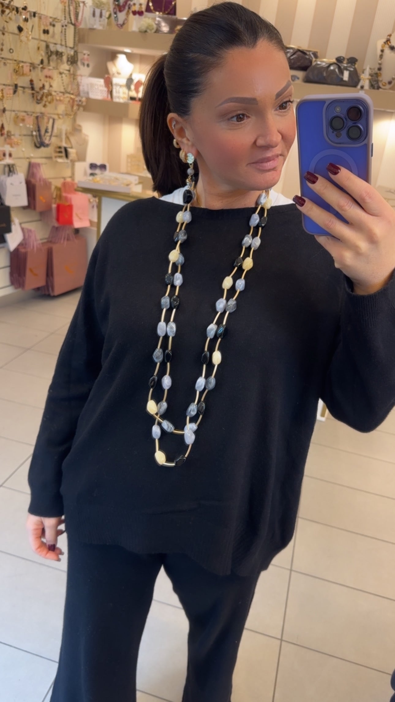 Collana Sasso lunga di MYA