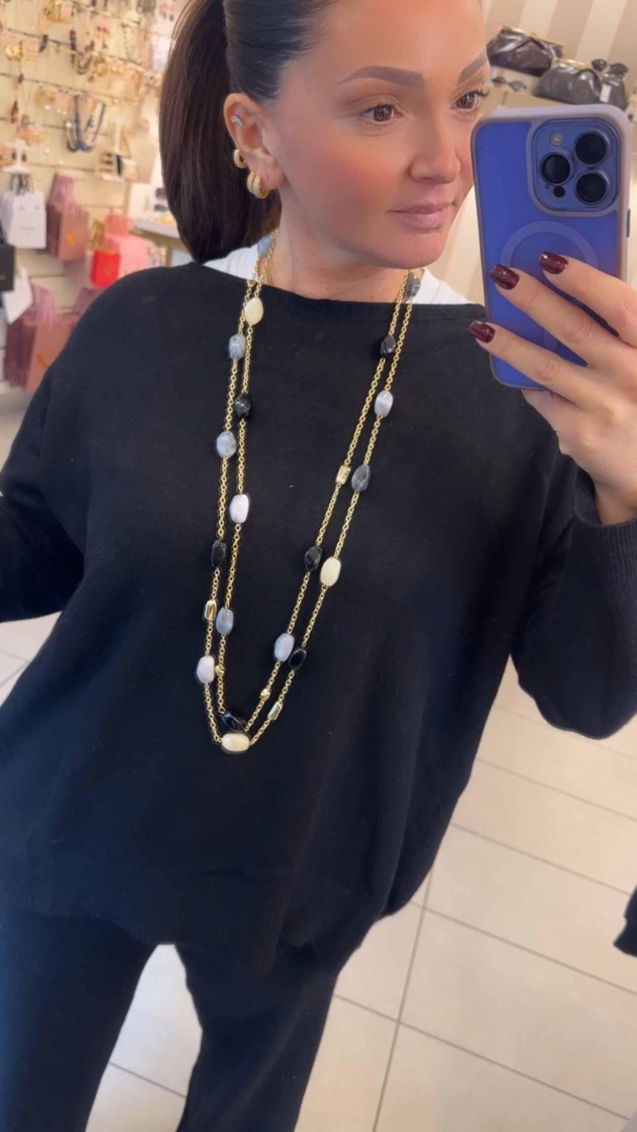 Collana Sasso con Catena di Mya