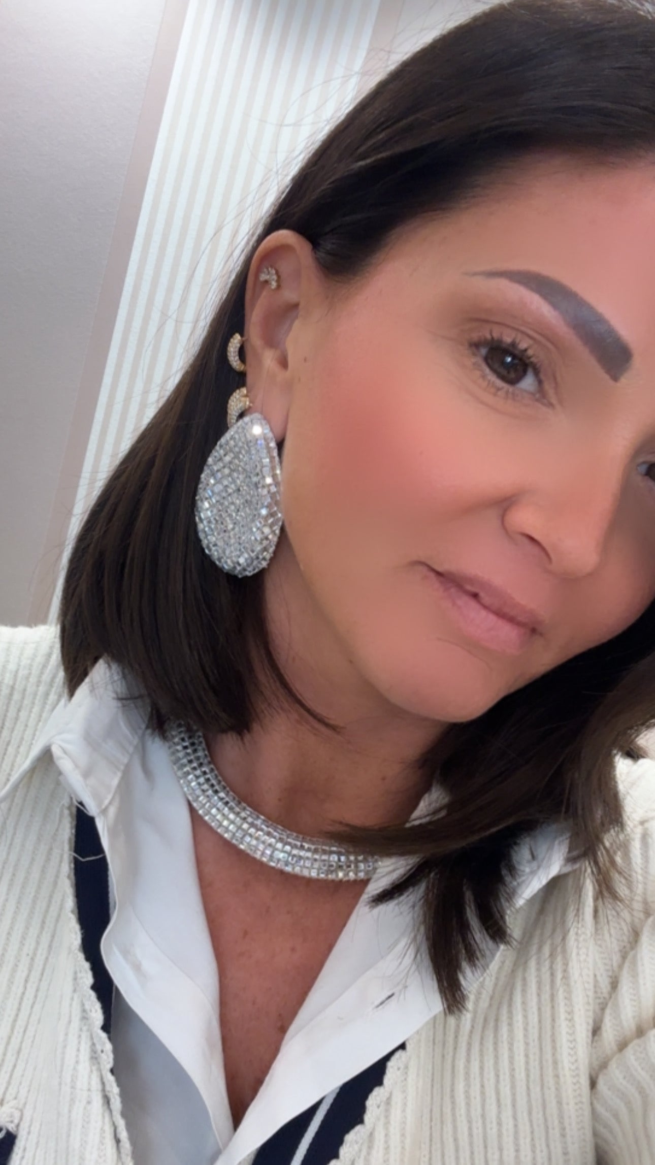 Orecchino Cindy con pietre di Nali