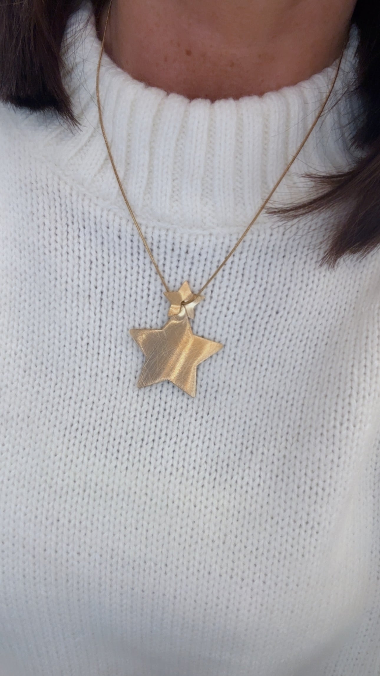 Collana Stella satinata di Nali