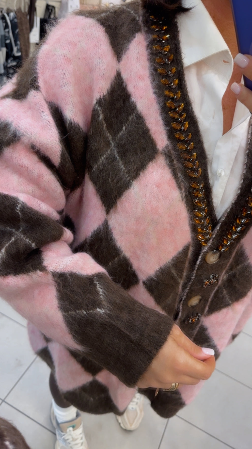 Cardigan Over Brillantini