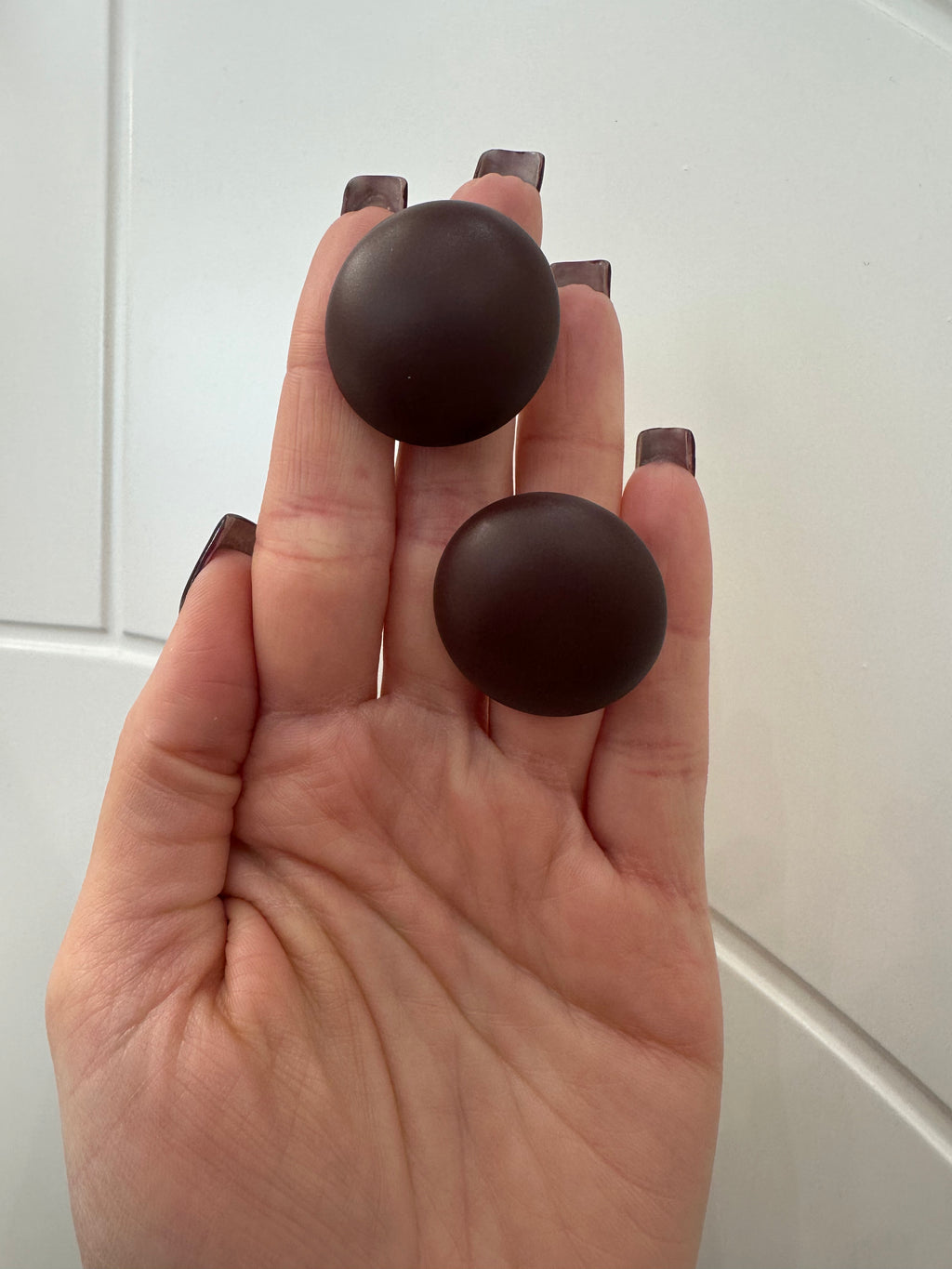 Orecchino Bottone Satin di Byba