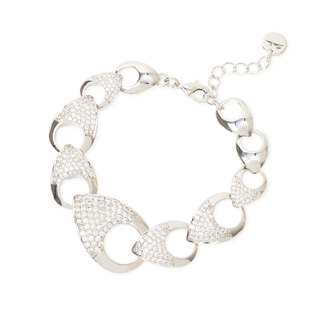 Bracciale gocce cave Pavè Devia di Sodini