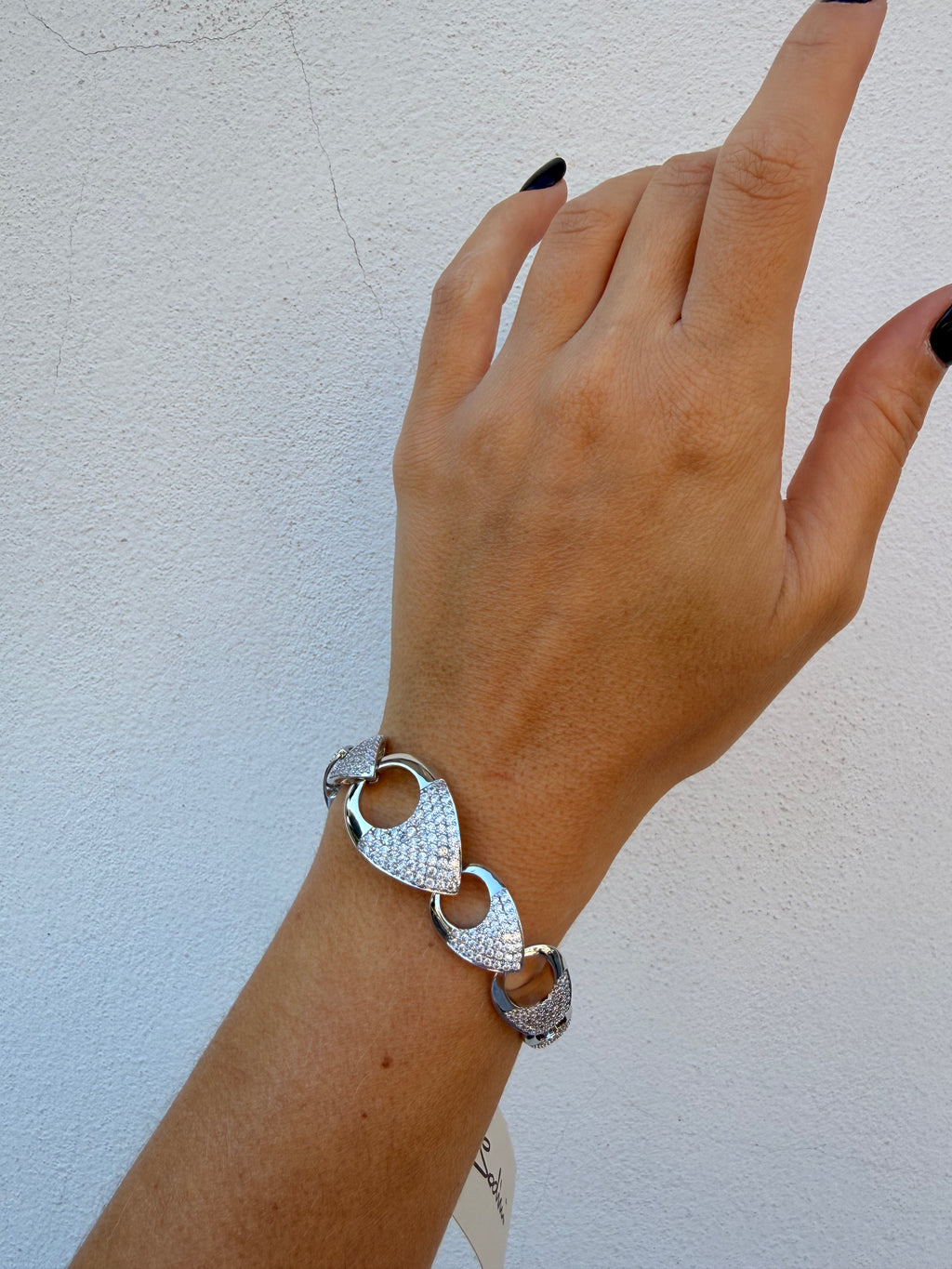 Bracciale gocce cave Pavè Devia di Sodini