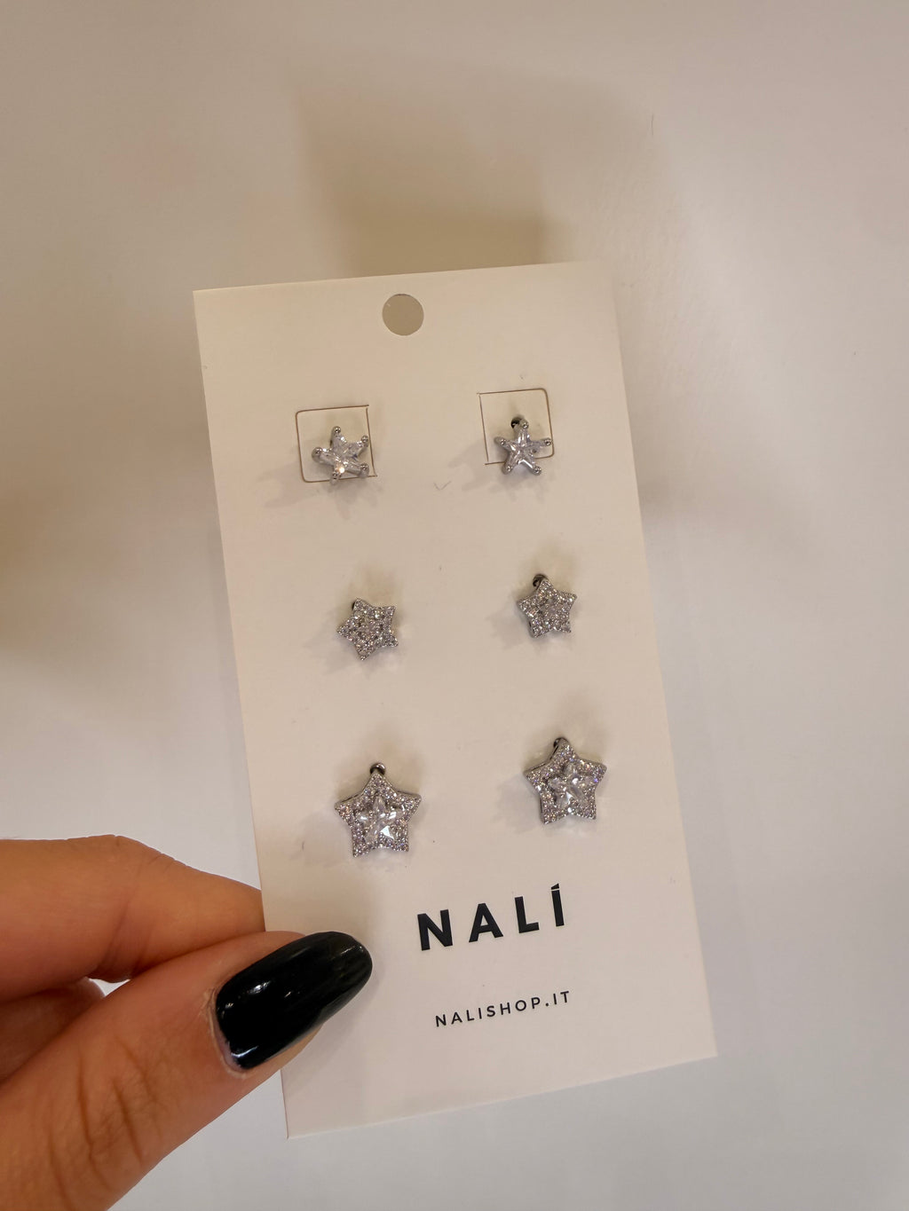 Set orecchini Star con zirconi Nali