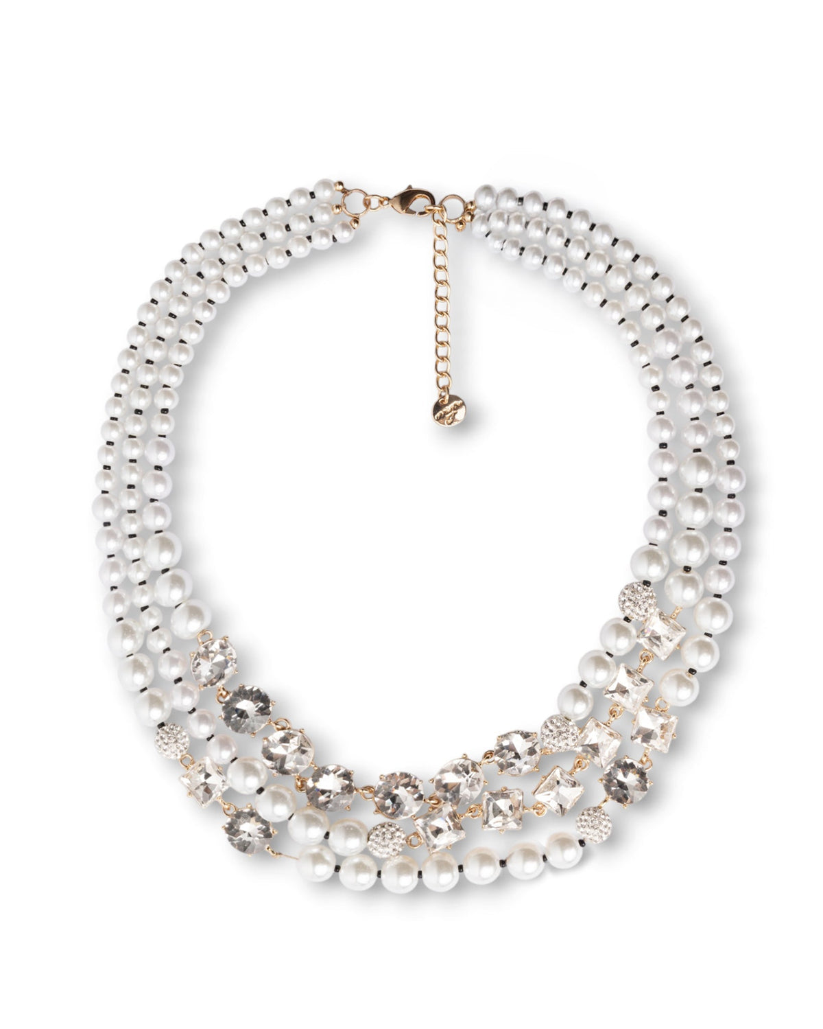 Collana Tre fili Perla di MYA