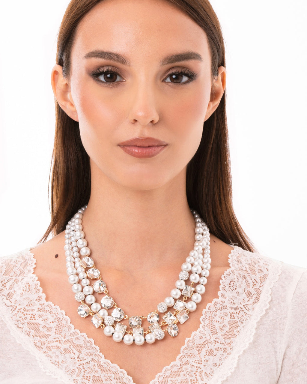 Collana Tre fili Perla di MYA