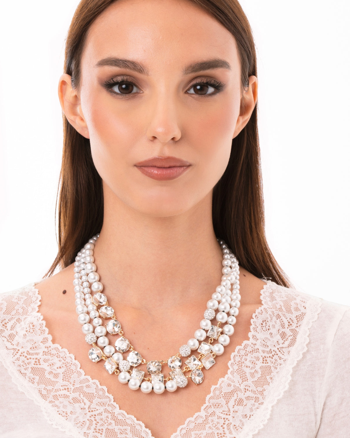 Collana Tre fili Perla di MYA