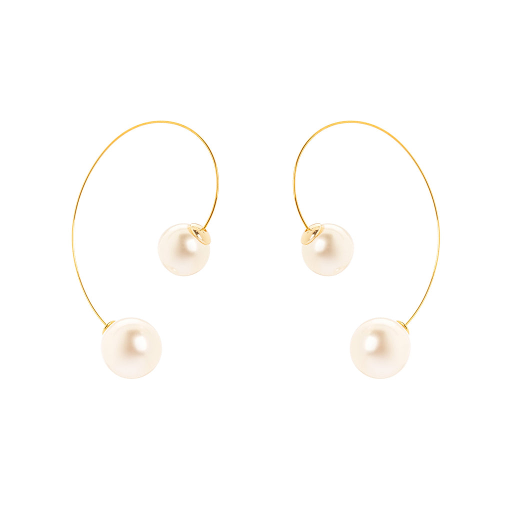 Orecchini ad arco pendenti Sodini