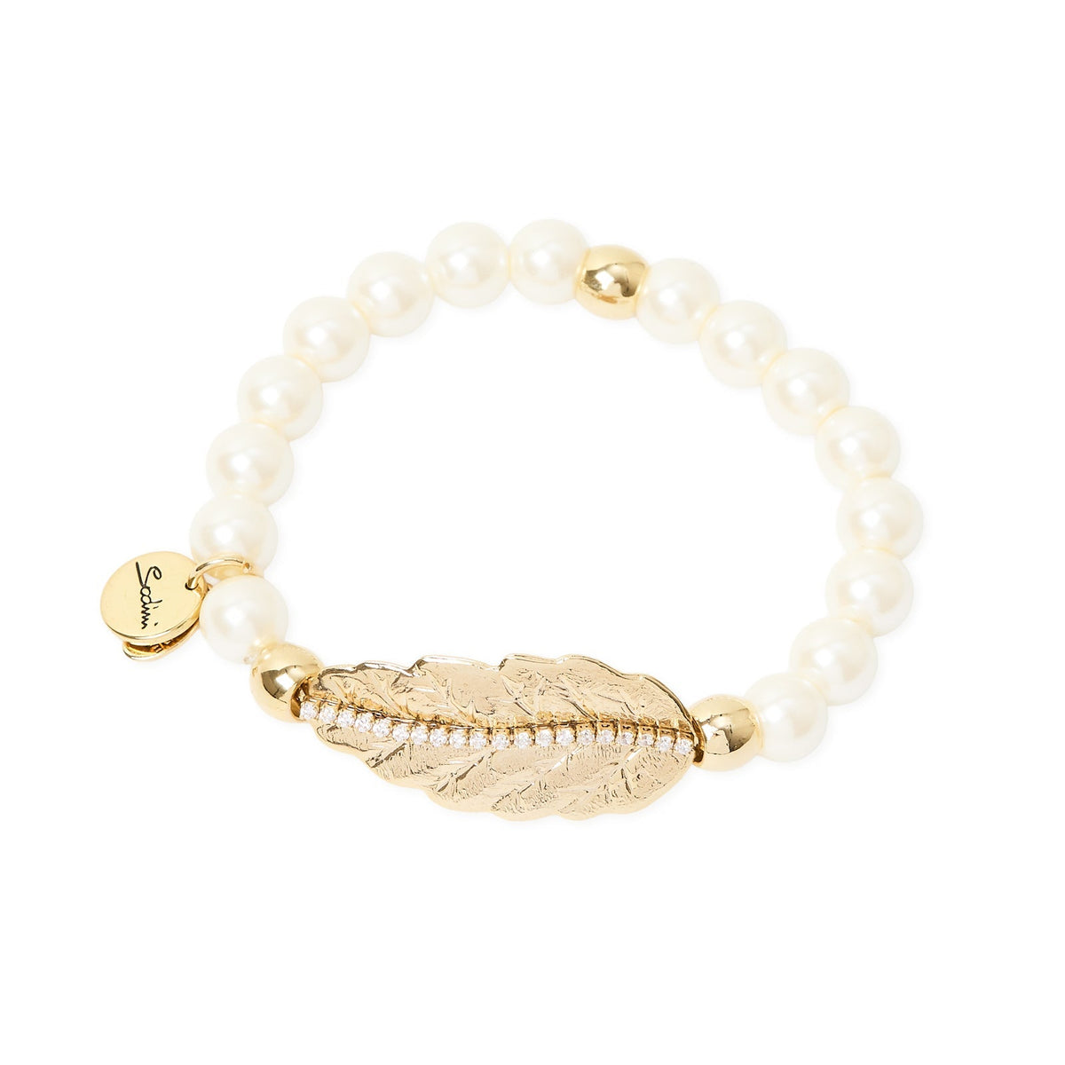 Bracciale elastico Foglia Dafne di Sodini