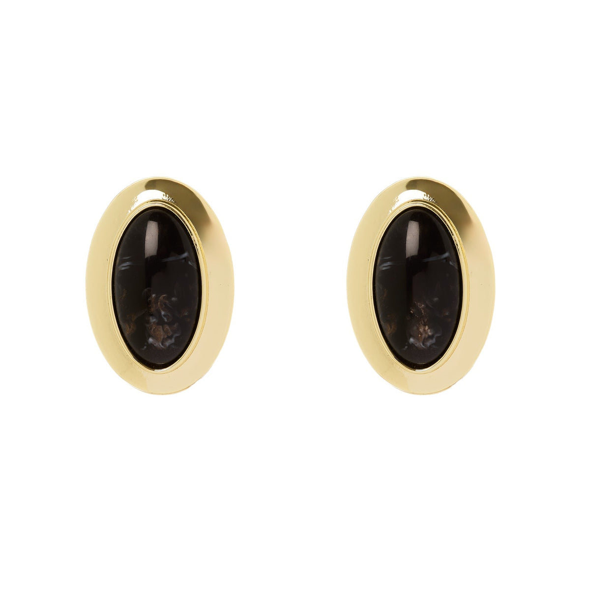 Orecchini cabochon in cornice Harper di Sodini