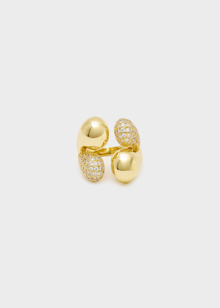 Anello multi elemento e zirconi di Nali