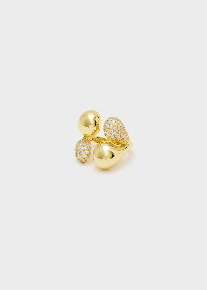 Anello multi elemento e zirconi di Nali