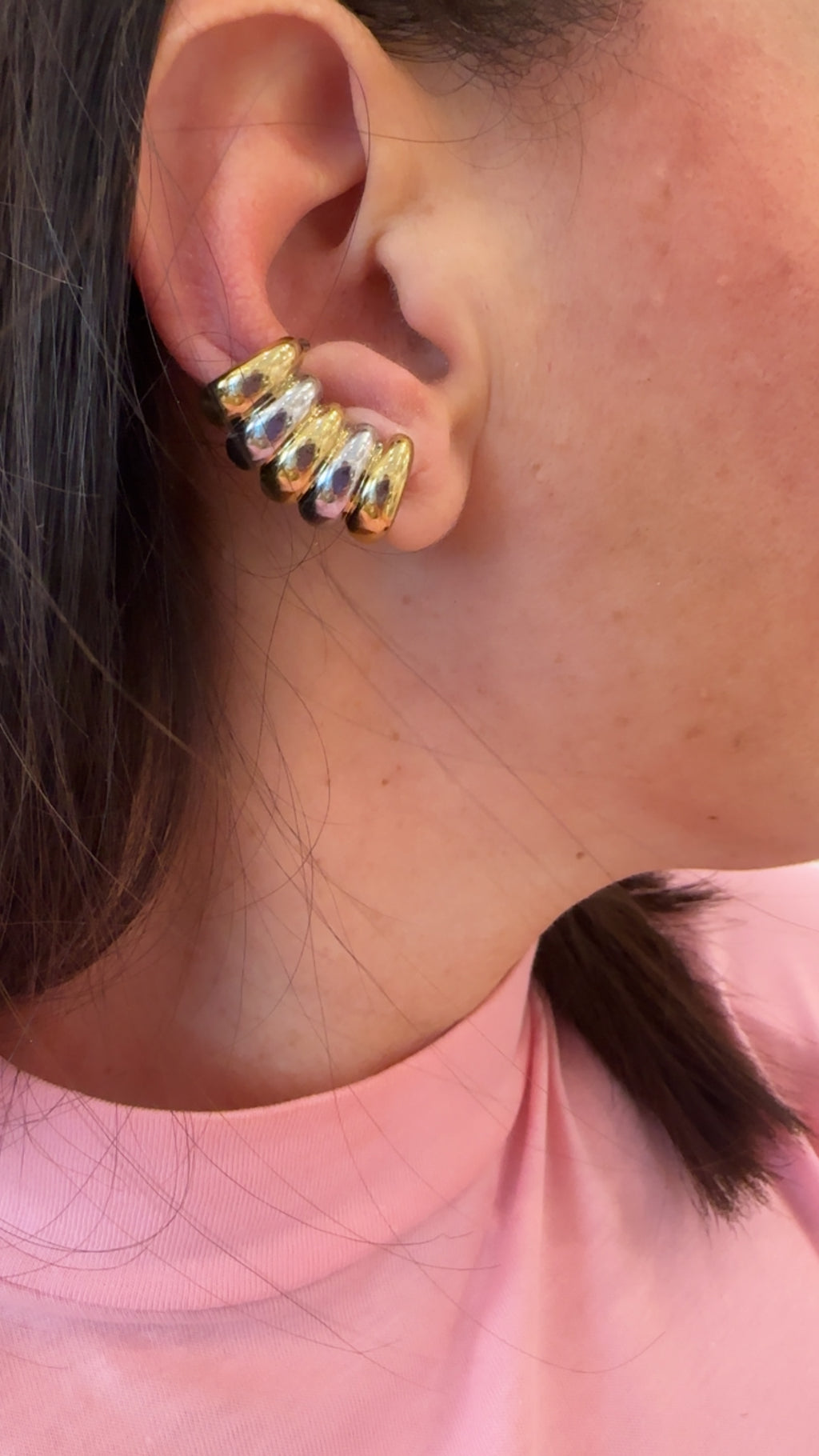 Earcuff Spirale Duo di Nali