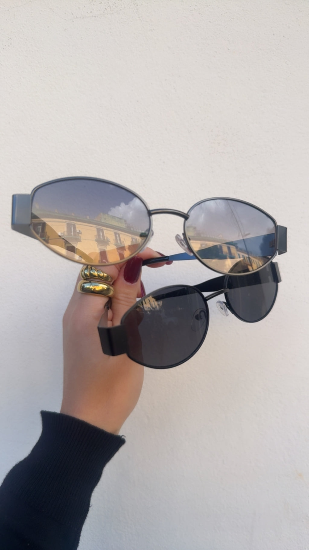 Occhiali metal Ovale di Nali