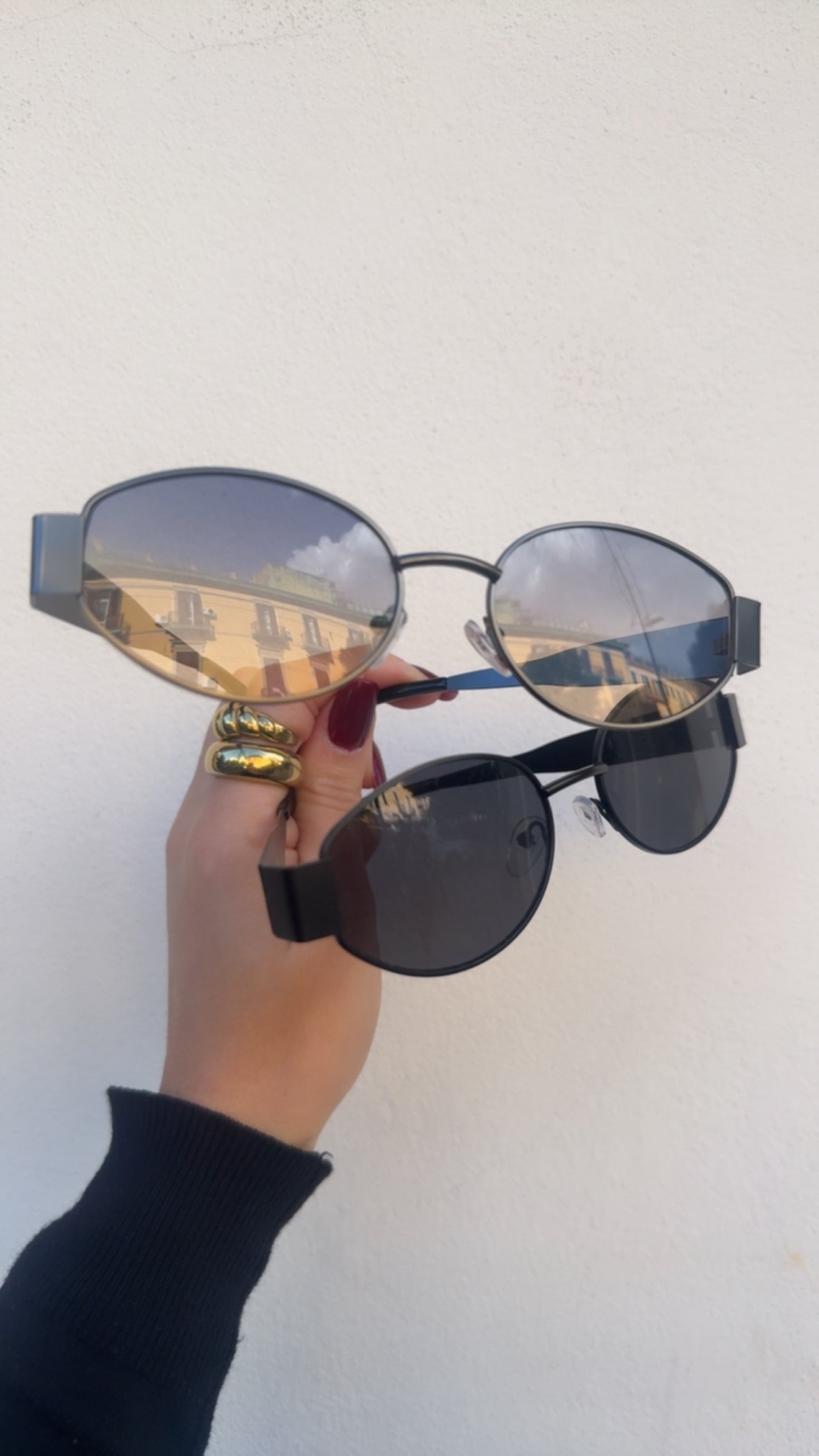 Occhiali metal Ovale di Nali