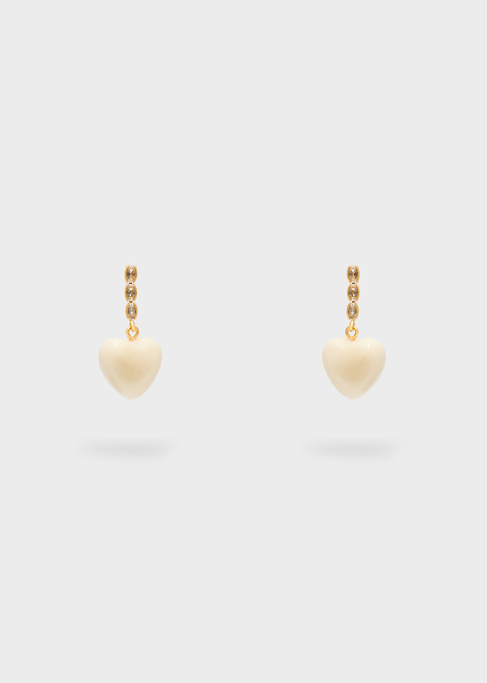 Orecchini Cuore bianco di Nali