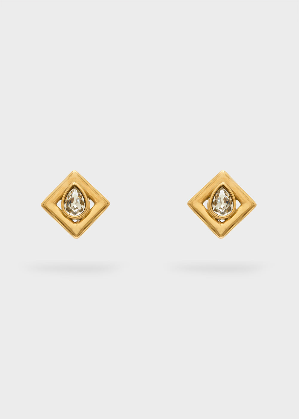 Orecchini Square con pietra di Nali