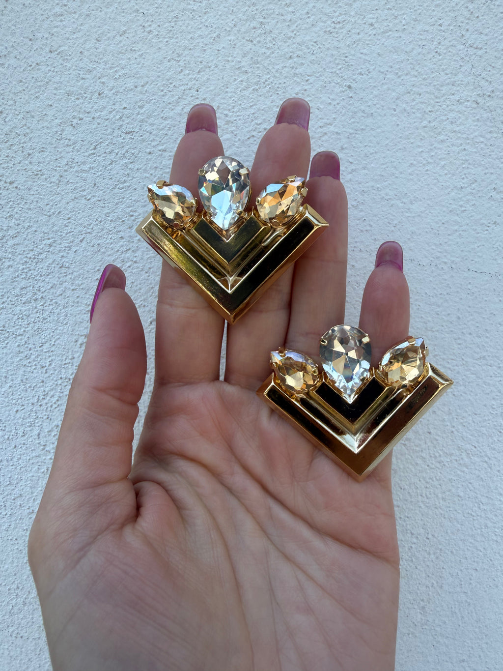 Orecchino Persefone con clip di DIAMOND
