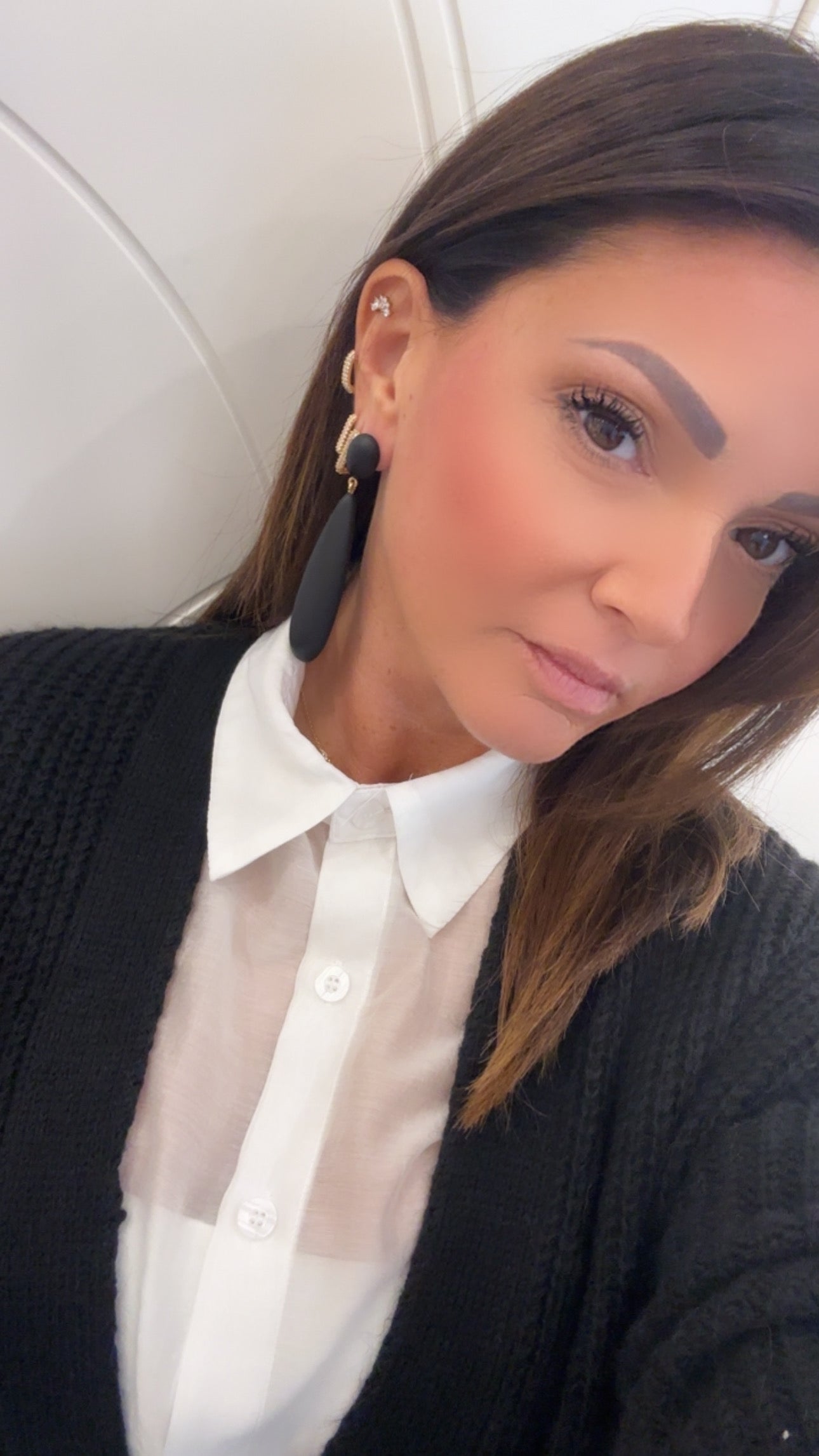 Orecchino goccia opaco Byba Bijoux