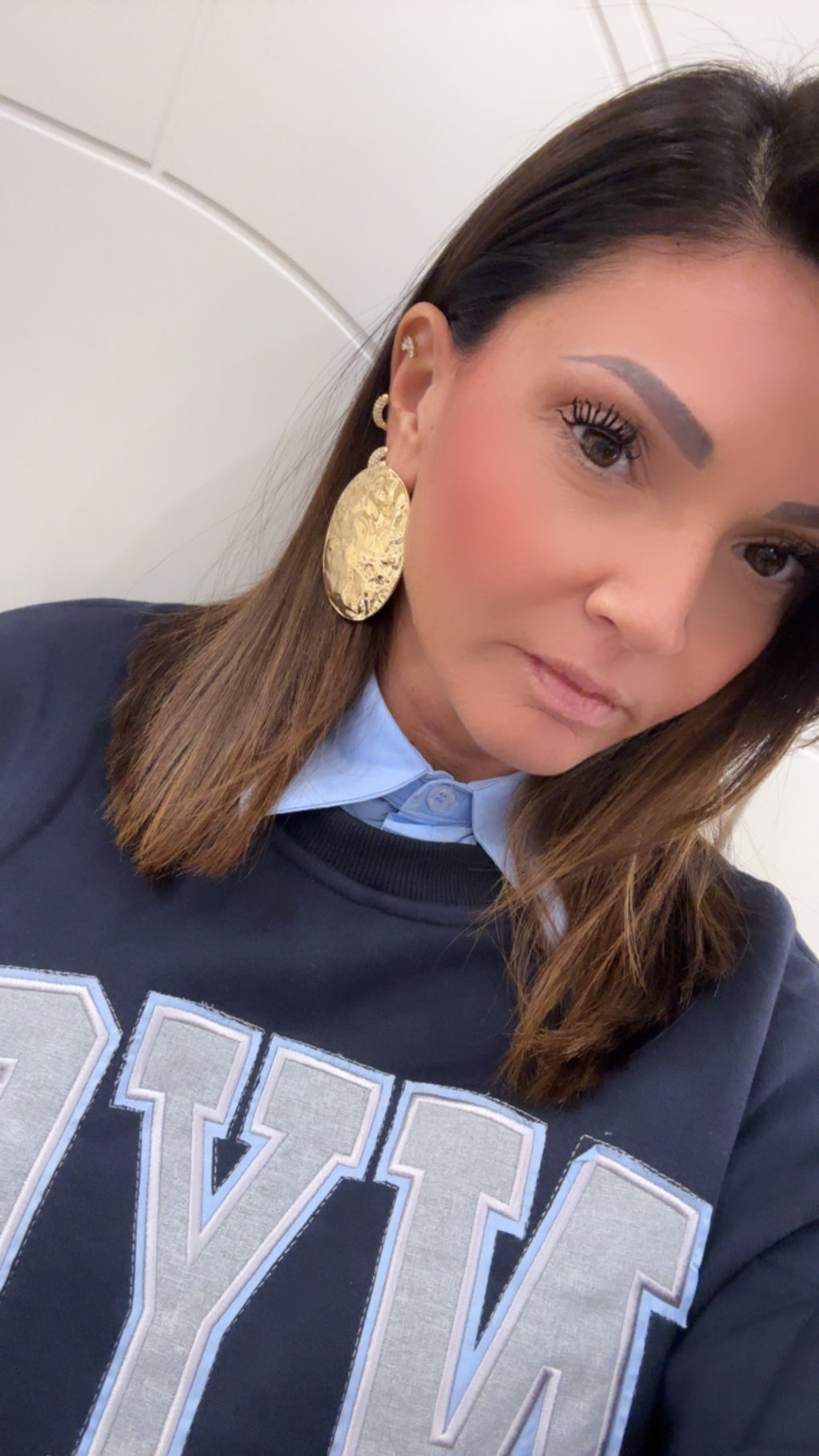 Orecchino Lilo a scudo Nali