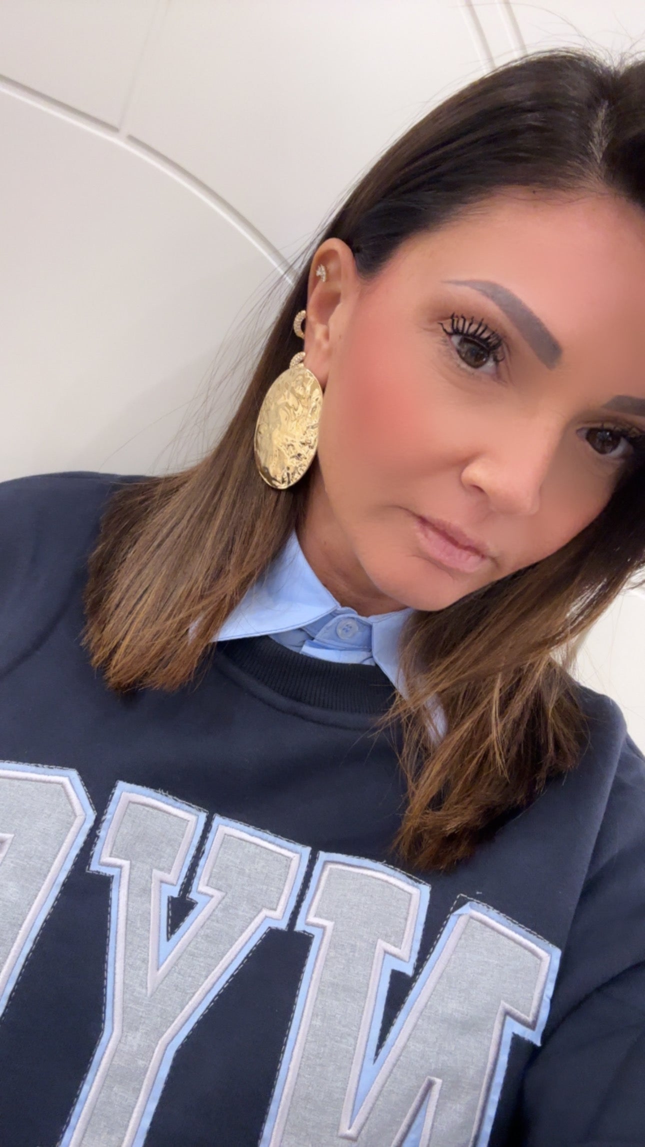 Orecchino Lilo a scudo Nali