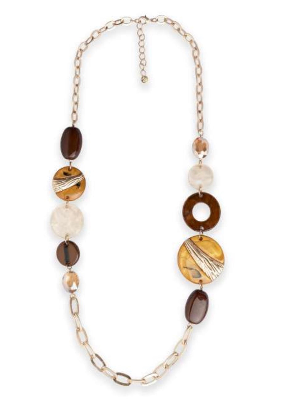Collana multi elementi in acrilico di MYA
