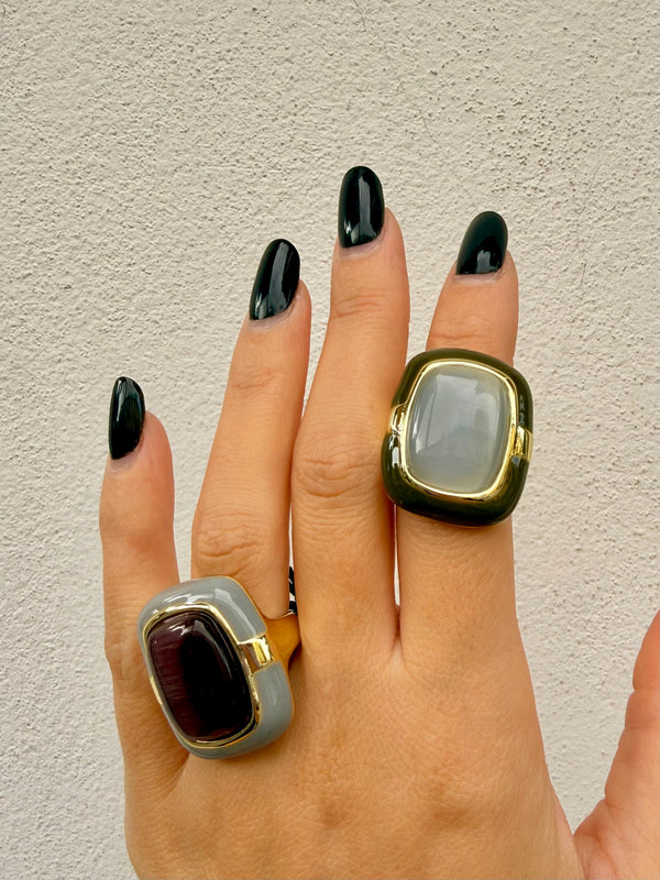 Anello Rose con smalto di Nali
