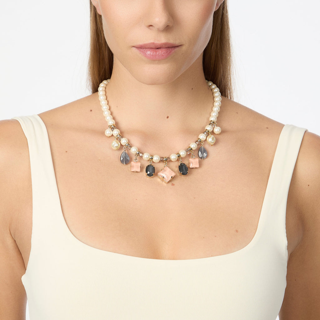 Collana corta Perle e pendenti Hera di Sodini